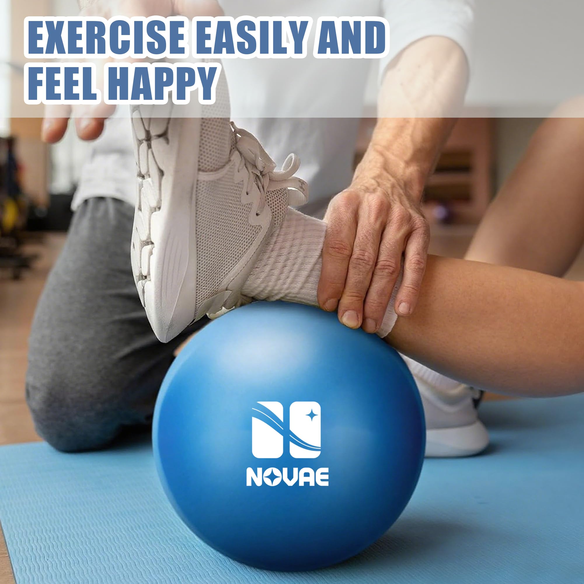 9 Inch Pilates Ball for Core Training & Physical Therapy | NOVAE