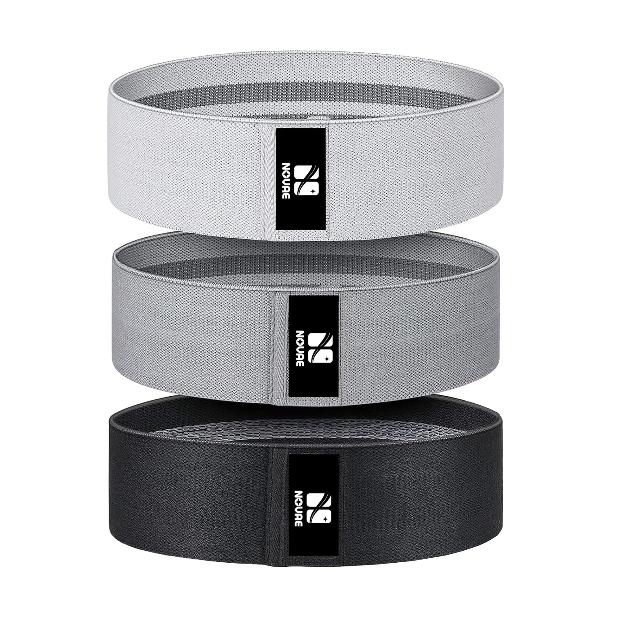 Resistance Bands Set (3 Levels) for Strength Training & Rehab | NOVAE